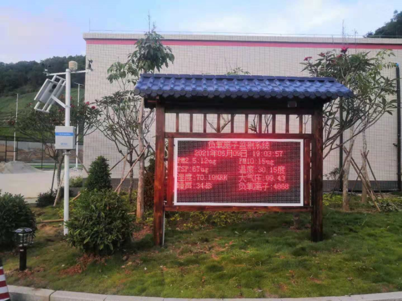 广东肇庆地区安装南宫NG·28负氧离子监测站